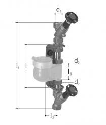 JRG Wasserzähler Bügel Legio Stopp 