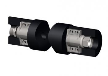 Flexschlauch, EPDM mit Edelstahl Anschlussteilen AG auf IG x 1000 mm LG 