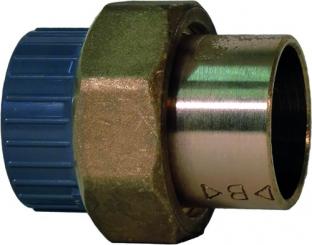 Übergangsverschraubung ABS/Rotguss Zum Löten metrisch 