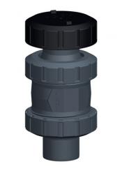 Be- und Entlüfter Typ 591 PVC-U mit Klebestutzen metrisch 