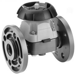 Membranventil Typ 317 PVC-U mit Flanschen PVC-U metrisch 