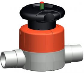 Membranventil Typ 515 PVC-C Mit Klebestutzen metrisch 