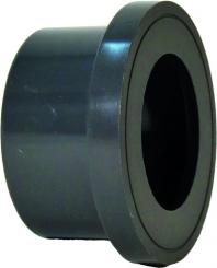 Bundbuchse PVC-U Kombi-Dichtfläche flach und gerillt metrisch 