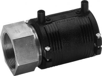 Übergangsmuffe PE/Stahl (rostfrei 1.4305) Innengewinde 