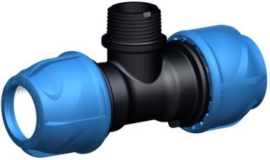 Übergangs-T-90° Aussengewinde 