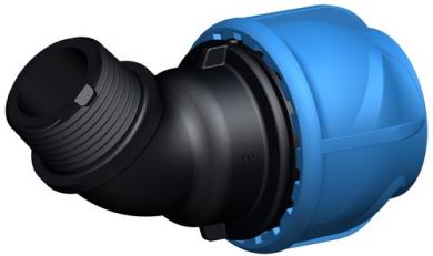 Übergangswinkel 45° Aussengewinde 