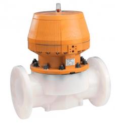 SYGEF Standard Membranventil Typ DIASTAR 025 Funktion FC (Federkraft schliessend) Mit Festflanschen 