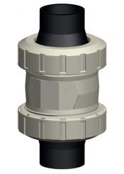 PROGEF Standard Rückschlagventil Typ 561 Mit Stumpfschweissstutzen PE100 SDR17,6 metrisch 