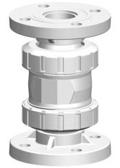 SYGEF Standard Rückschlagventil Typ 562 Mit Festflanschen metrisch 