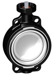 SYGEF Standard Absperrklappe Typ 567 Freies Wellenende 