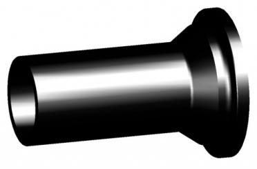 Anschlussteil 546 und 543 PE 100 (G44) Mit Stumpfschweissstutzen lang SDR17,6 metrisch 