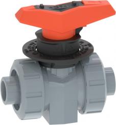 Linearkugelhahn Typ 546 Pro ABS Mit Klebemuffen metrisch 