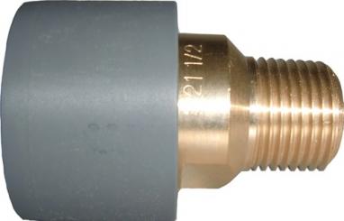 Übergangsfitting PVC-U/Messing R 