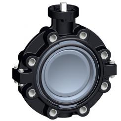 Endeinbauklappe Typ 578 ABS Handhebel mit Rasterstellungen 