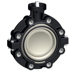 PROGEF Standard Endeinbauklappe Typ 578  Handhebel mit Rasterstellungen 