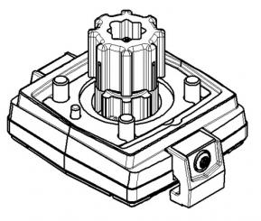 Für Stellantrieb elektrisch Typ EA11/EA21 Pneumatisch PA11/PA21 Adapterbausatz inklusiv Kupplungsstü 