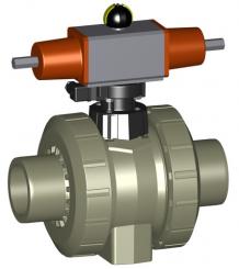 PROGEF Standard Kugelhahn Typ 231  FC (Federkraft schliessend) Ohne Handbetätigung Mit Stumpfschweis 