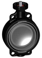 Absperrklappe Typ 567 ABS Freies Wellenende 