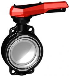 SYGEF Standard Absperrklappe Typ 567 Handhebel mit Rasterstellungen 