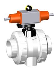 SYGEF Standard Kugelhahn Typ 232 Funktion FO (Federkraft öffnend) Ohne Handbetätigung Mit Schweissmu 