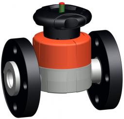 Membranventil Typ 517 PVC-C Mit Losflanschen PP-V metrisch/BS 