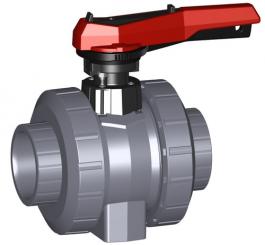 Kugelhahn Typ 546 ABS abschliessbar Mit Klebemuffen metrisch 