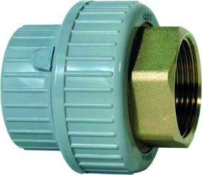 Übergangsverschraubung PVC-C/Messing metrisch Rp 