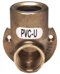 Wandscheibe Messing/PVC-U metrisch Rp 