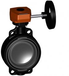 Absperrklappe Typ 567 ABS Mit Handgetriebe 