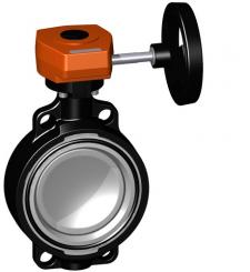 SYGEF Standard Absperrklappe Typ 567 Mit Handgetriebe 