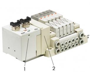 Vorsteuer-Magnetventil Typ PV2000 Anschlussmodul mit Bus-Schnittstelle 