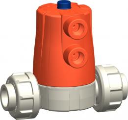 PROGEF Standard Membranventil Typ 604 Verschraubung mit Schweissmuffen 