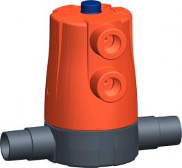 Membranventil Typ 605 PVC-U Klebestutzen metrisch 