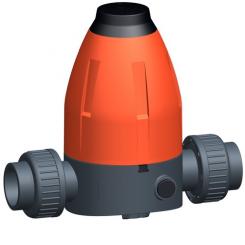 Druckhalteventil Typ 586 PVC-U Verschraubungen mit Klebemuffen metrisch Ohne Manometer 