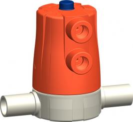 PROGEF Standard Membranventil Typ 605 Stumpfschweissstutzen 