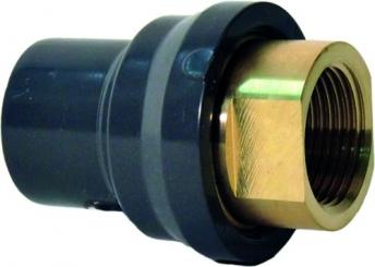 Übergangsfitting PVC-U/Messing Rp 