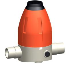 PROGEF Standard Druckreduzierventil Typ 582 Mit Stumpfschweissstutzen SDR11 metrisch Ohne Manometer 