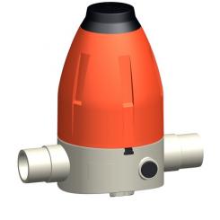 PROGEF Standard Druckhalteventil Typ 586 Mit Stumpfschweissstutzen SDR11 metrisch Ohne Manometer 