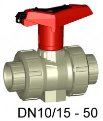 PROGEF Standard Kugelhahn Typ 546 abschliessbar Mit Schweissmuffen metrisch 
