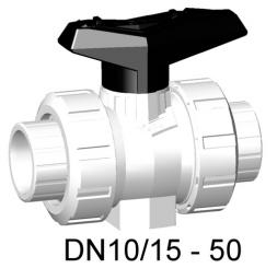SYGEF Standard Kugelhahn Typ 546 Mit integrierter Befestigung Mit Schweissmuffen metrisch 