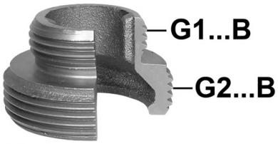 373 Einschraubteil, flach dichtend 