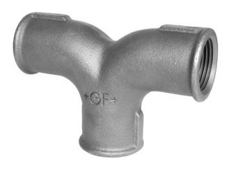 132 Zweibogen-T-Stück, egal, ISO/EN E2 