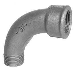 1 Bogen 90°, lang, ISO/EN G4 