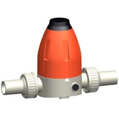 PROGEF Standard Druckreduzierventil Typ 582 Verschraubungen mit Stumpfschweissstutzen SDR11 Metrisch ohne Manometer 