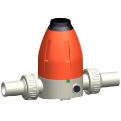 PROGEF Standard Druckhalteventil Typ 586 Verschraubungen mit Stumpfschweissstutzen SDR11 Metrisch ohne Manometer 