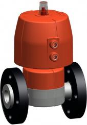 Membranventil Typ DIASTAR TenPlus PVC-C FC (Federkraft schliessend) Mit Losflanschen PP-V metrisch/B 