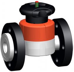 SYGEF Standard Membranventil Typ 517 Mit Losflanschen PP-V metrisch/BS 