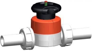 SYGEF Standard Membranventil Typ 514 Mit Stumpfschweissstutzen metrisch 