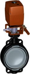Absperrklappe Typ 145 ABS 100-230V Mit Handbetätigung 