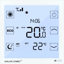 Hera Direct+ Raum Thermostat weiß für Heizkörper 230 V Unterputz 